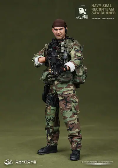 DAM 93012 - NAVY SEAL RECONTEAM SAW GUNNER - NovelToys Collectible