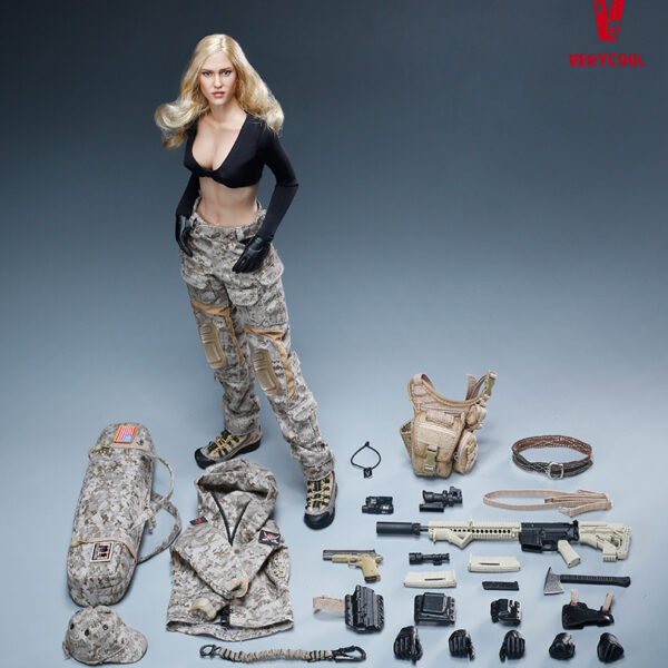 VCF2030 - 1/6 Digital Camouflage Women Soldier -- Max