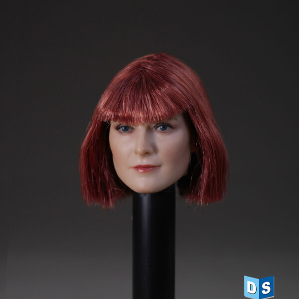 DS D006 - Female Head with Short Red Hair