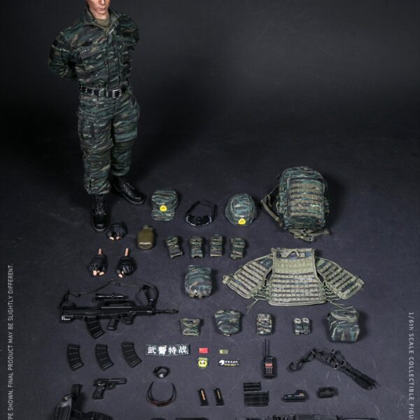 DAM 78052 CHINESE ARMED POLICE FORCE SNOW LEOPARD COMMANDO UNIT