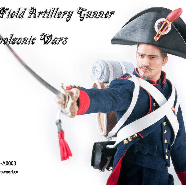 B-A0003D - French Field Artillery Gunner of Napoleonic Wars DELU