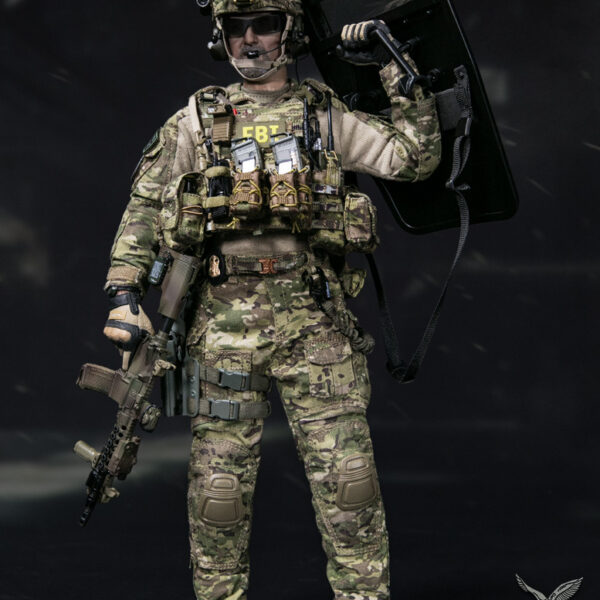 DAM 78042 - 1/6 FBI HRT AGENT ( HOSTAGE RESCUE TEAM )