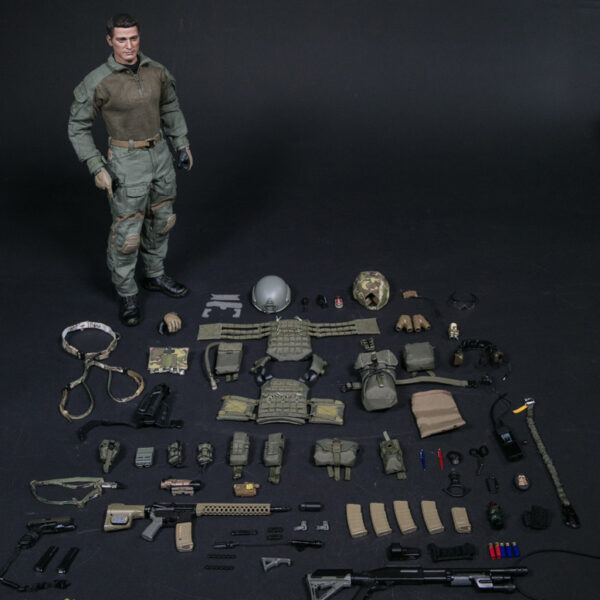 DAM 78044A - 1/6 FBI SWAT TEAM AGENT - SAN DIEGO
