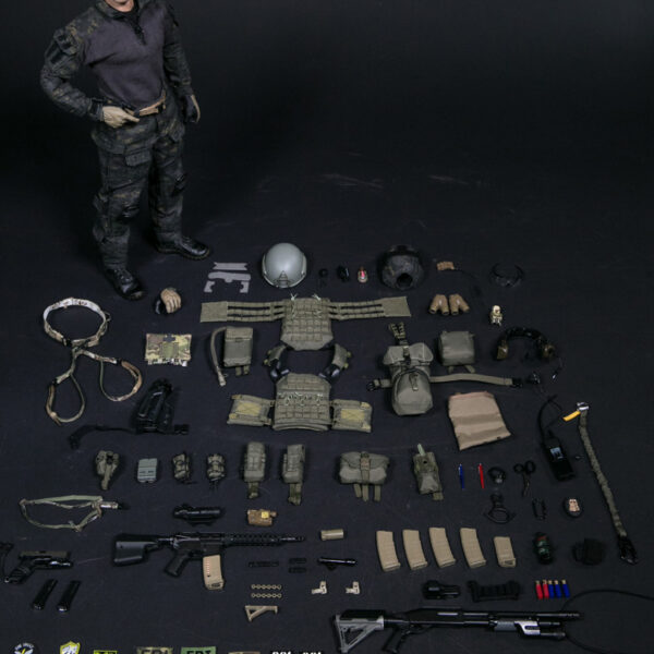 DAM 78044B - 1/6 FBI SWAT TEAM AGENT  - SAN DIEGO MIDNIGHT OPS