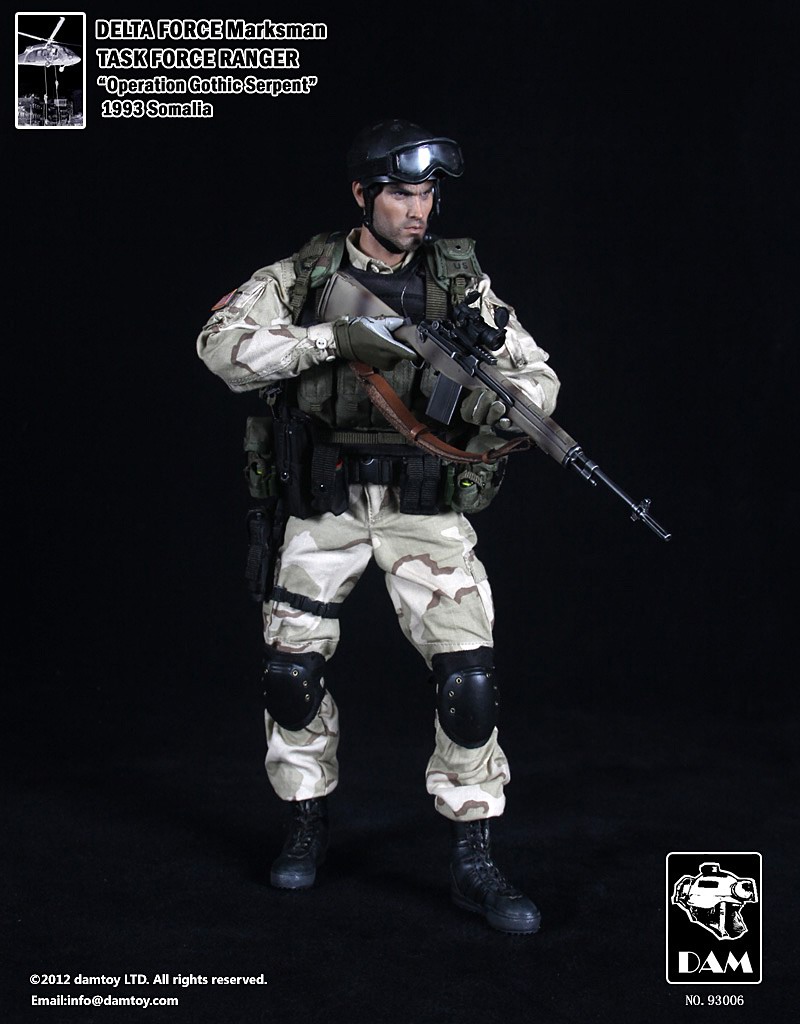 DAM 93006 - DELTA FORCE TEAM MARKSMAN - NovelToys Collectible