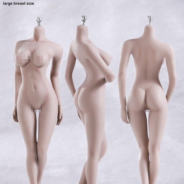 PALE S10D Female Seamless Large Breast Body with Stainless Steel