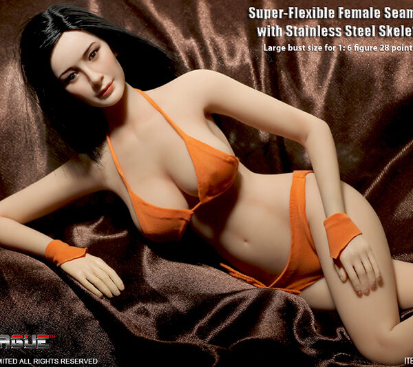 PL-LB2014-S07 Flexible Female Seamless Body in Suntan/Big Bust
