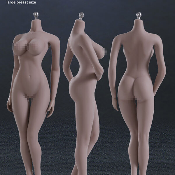 SUNTAN S06B Female Seamless Large Breast Body in Suntan