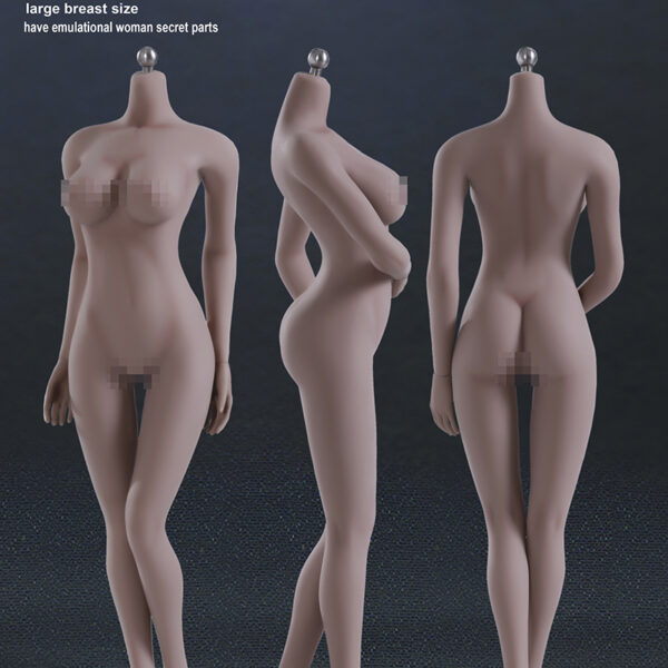 SUNTAN  S09 Female Seamless Large Breast Body In Suntan