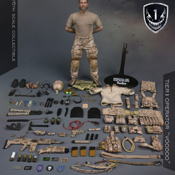 SS106 Soldier Story Medal Of Honor Navy SEAL Tier One Operator "Voodoo" 1/6th scale Collectible Figure