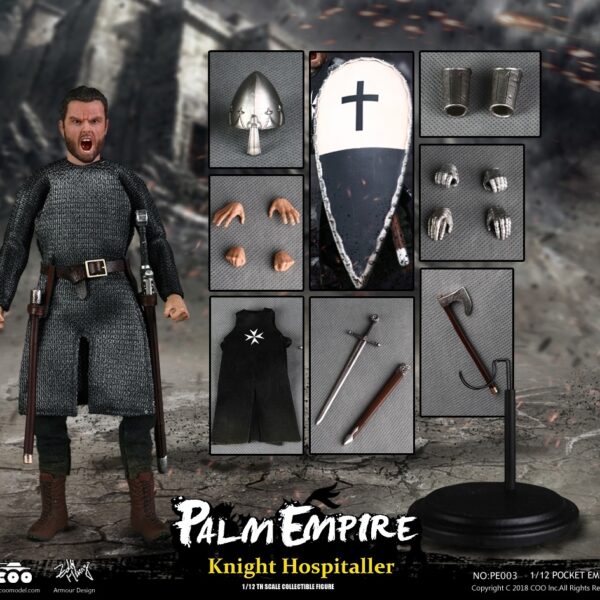 COO-PE003 COOMODEL 1/12 POCKET EMPIRES - HOSPITALLER KNIGHT