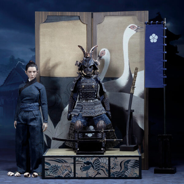 W003 POPTOYS 1/6 The second of warrior women series--the butterfly helmets female Warriors/ B the old color armor --Luxury version