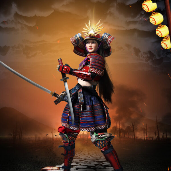 I8001A I8TOYS 1/6scale female samurai"RIN" Red armor version