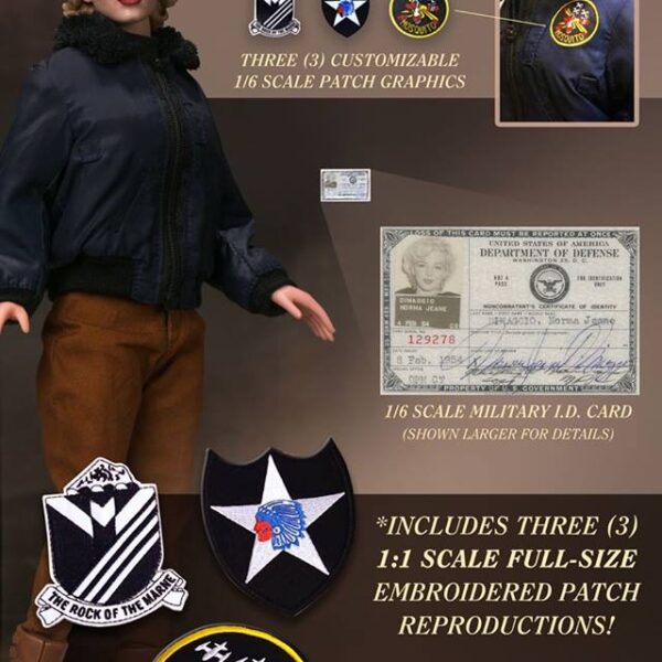 SA0055 Star ACE  MARILYN MONROE (MILITARY OUTFIT)