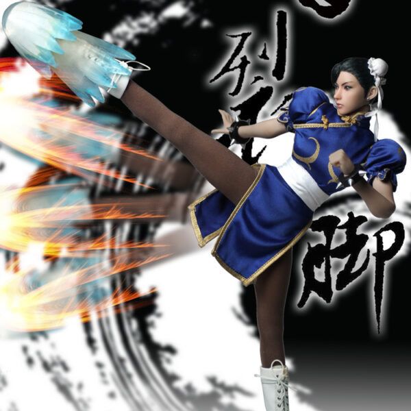 SUPER DUCK  SD-SET014A  1/6 Blue Chinese Martial Art Fighter Accessory