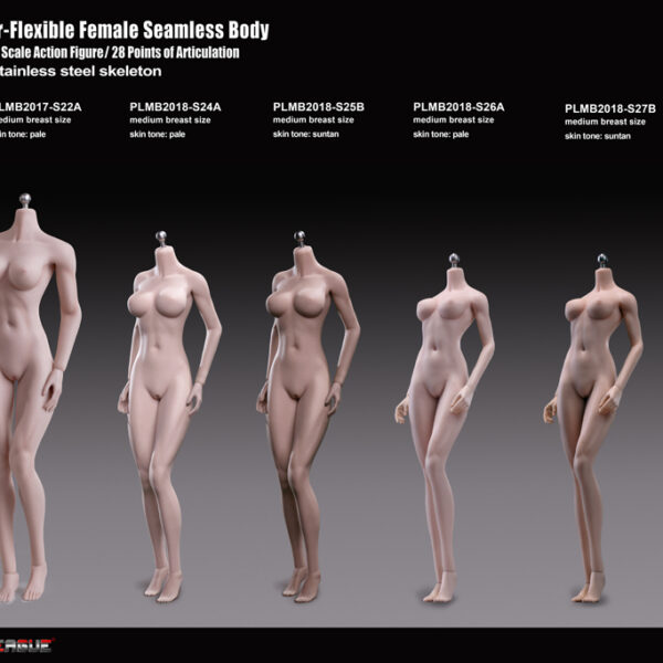 PLMB2018-S24A/25B/26A/27B TBLeague Super-Flexible Female  Seamless Bodies