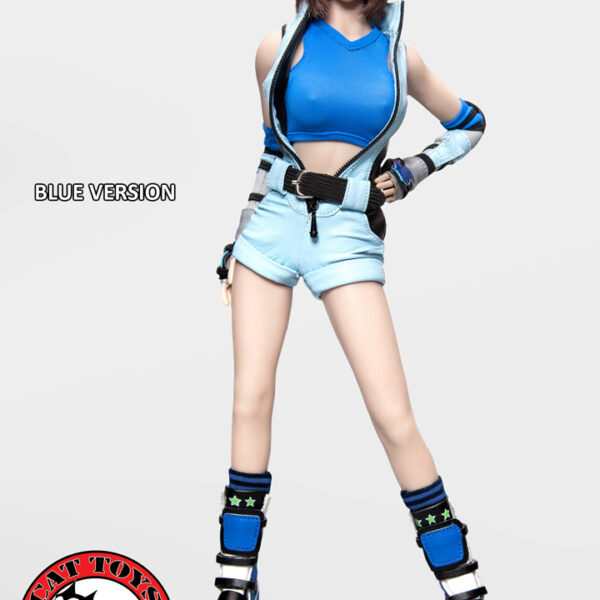 CT013-A  Blue Version Cat Toys 1/6 Female Character Set A