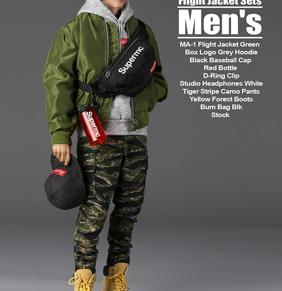 F-075 SUPERMCToys 1:6 SUPERMC Street Style Flight Jacket Sets Men's
