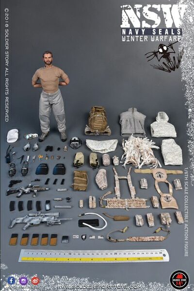 SS109 Soldier Story NSW WINTER WARFARE "MARKSMAN"-1/6th scale Collectible Figure