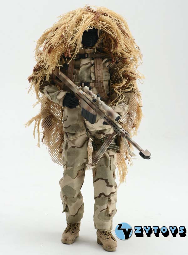 ZY-8016 ZY Toys 1/6 Special combat sniper suit ( Desert Version