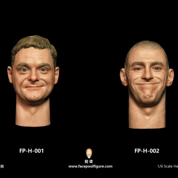 FP-H001 / FP-H002  Facepool Figure 1/6 Male Head Sculpt with Expression
