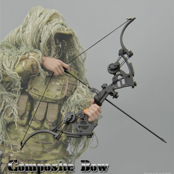 ZY-16-5A ZY Toys 1:6 Compound Bow and Arrow ZY-16-5A ( Black )/  ZY-16-5B ( Green )