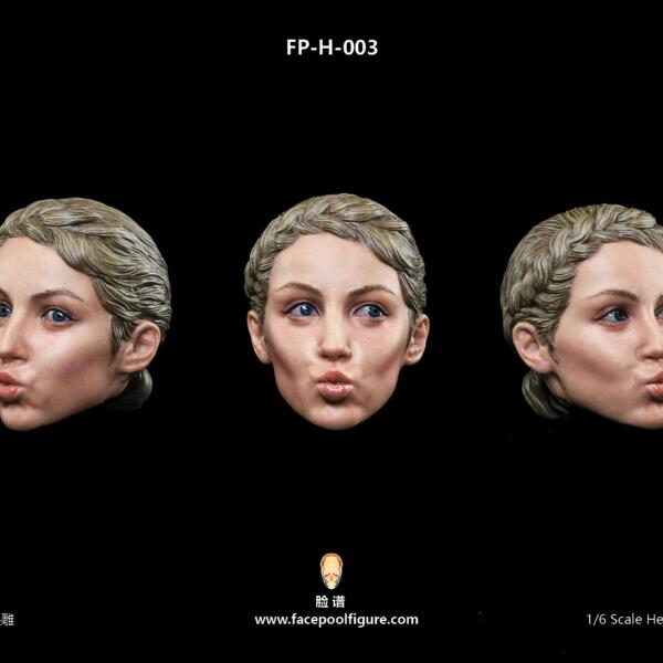 FP-H-003 FacepoolFigure 1/6 Female Head Sculpt with Expression