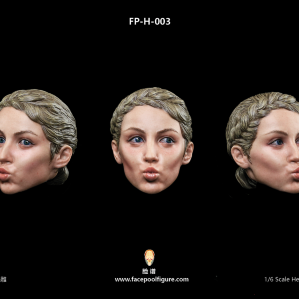 FP-H-003 FacepoolFigure 1/6 Female Head Sculpt with Expression