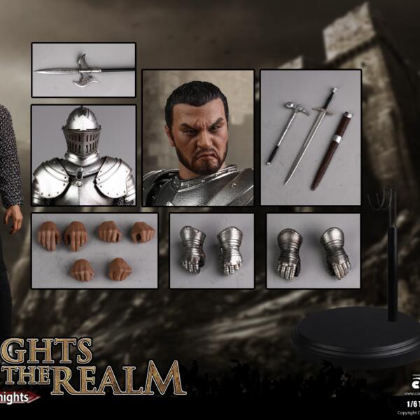 COOMODEL NO.SE037 DIE-CAST ALLOY 1/6 SERIES OF EMPIRES - KNIGHTS OF THE REALM – KINGSGUARD