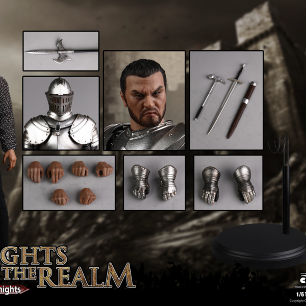 COOMODEL NO.SE037 DIE-CAST ALLOY 1/6 SERIES OF EMPIRES - KNIGHTS OF THE REALM – KINGSGUARD