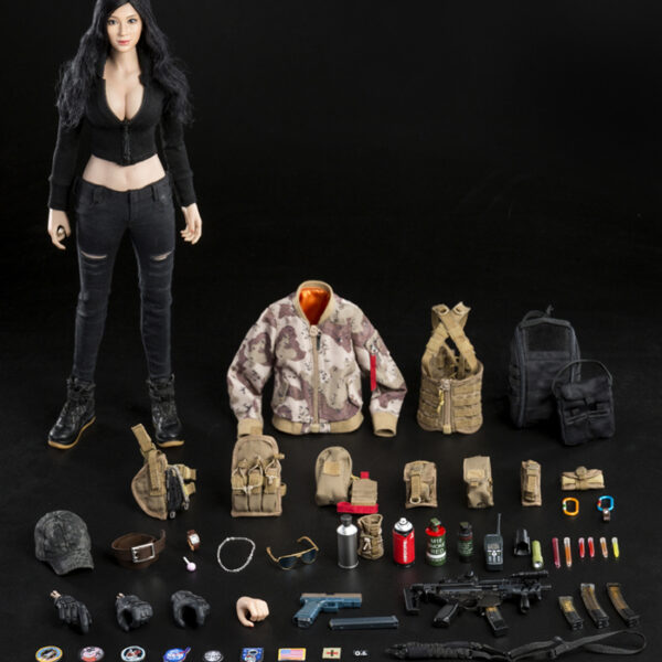 DCG003 DAM Toys Combat Girl Series Pisces Nana Female Boxed Figure