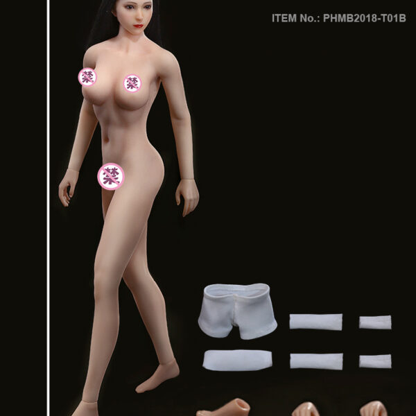 PL-MB2018-T01B Phicen 1/12 Super-Flexible Female Seamless Medium Bust Suntan Body