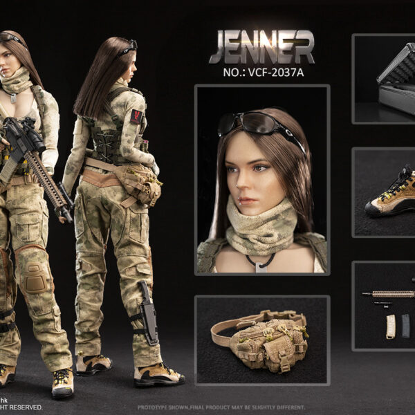 VCF-2037A Very Cool  A-TACS FG Double 1/6 Women Soldier JENNER A Style