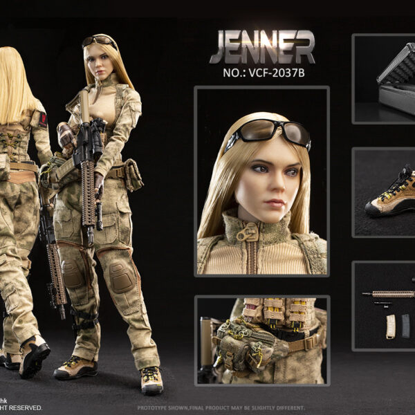 VCF-2037B Very Cool A-TACS FG Double 1/6 Women Soldier JENNER B Style