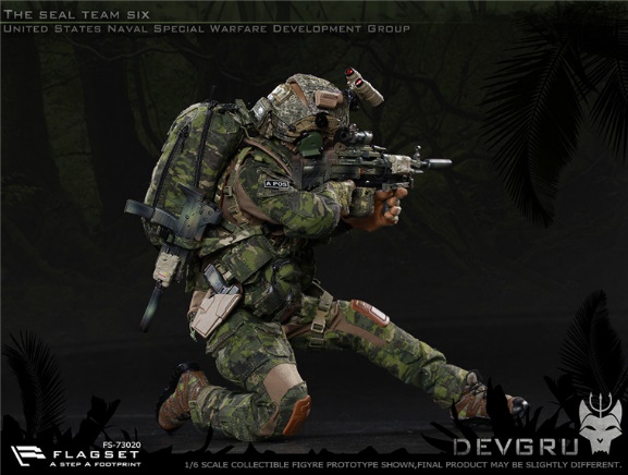 FLAGSET 1/6　アメリカ海軍 シールチーム6 DEVGRU　ジャングル FLAGSET [FS-73020] US Seals Team 6 DEVGRU Jungle Dagger 1