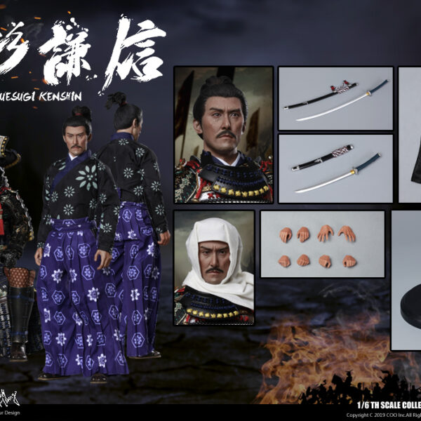 COO-SE043 COO Model 1/6 Uesugi Kenshin, The Dragon of Echigo Standrad Version