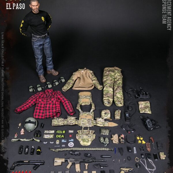 DAM-78063 Dam Toys 1/6 DEA SRT "Special Response Team" Agent El Paso Figure