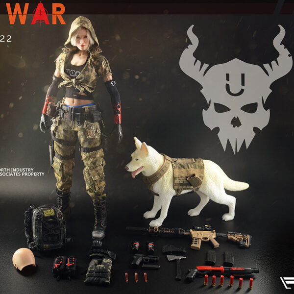 FS-73022 FLAGSET 1/6 Doomsday War Series End War Death Squad “U” Umir + Dog Suit