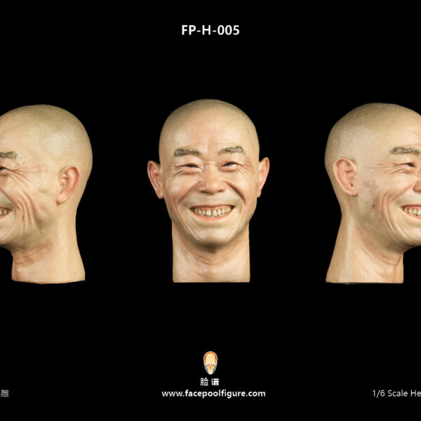 FP-H-005 Facepool Figure 1/6 Asian Male Head Sculpt with Expression