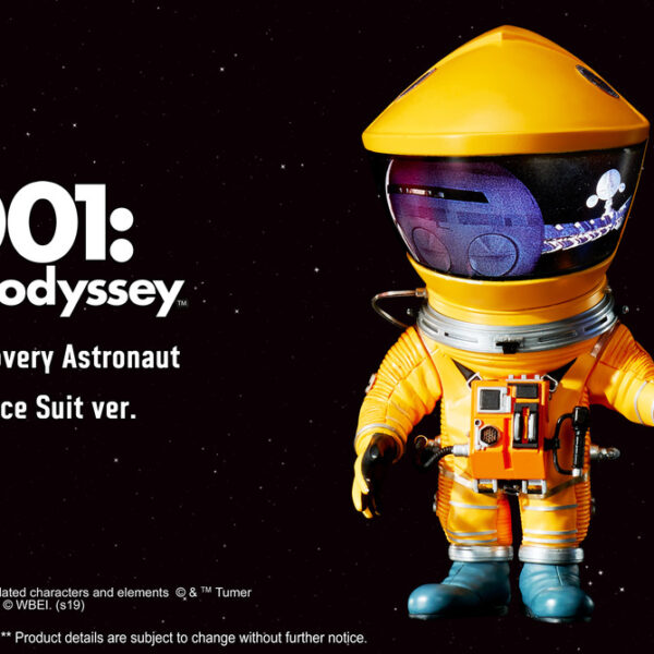 SA-6012 Star Ace  6" Tall 2001: A Space Odyssey 1968 Yellow Discovery Astronaut Soft Vinyl Statue