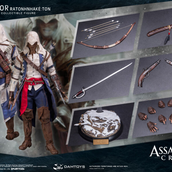 DMS010 Dam Toys Ubisoft 1/6 Assassin's Creed III Connor Ratonhnhaké:ton Figure