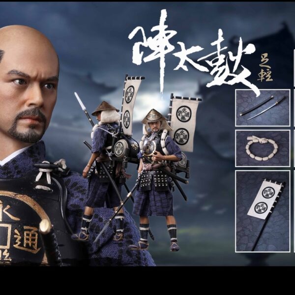 POP-W09 POP Toys 1/6 Oda Nobunaga Army "Taiko Drum Ashigaru" Figure