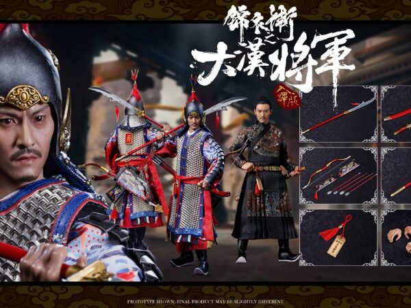 DS004B DINGSHENG TOYS 1/6 Imperial guards of the Ming Dynasty Rubi version Silvery armour