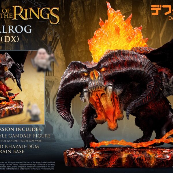SA6019 Star Ace 15cm Soft Vinyl Statue (Lord of the Rings) DF Balrog (Deluxe version w/ Gandalf)