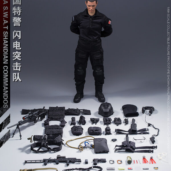 FS-73024 FLAGSET 1/6 Scale China SWAT Shandian Commandos Figure