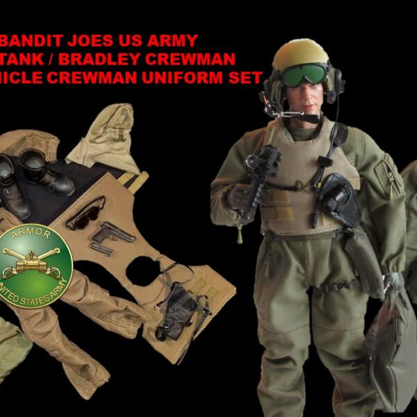 BR- B-0006  Bandit Joe Collaboration 1/6 CUSTOM MILITARY ACTIONS FIGURES Modern US TANKER SET