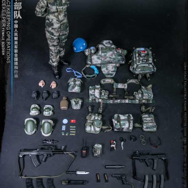 DAM-78067 DAM Toys 1/6 PLA in UN Peacekeeping Operations Female Soldier Action Figure