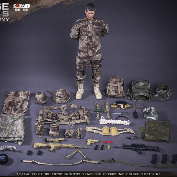 FS-73025 FLAGSET 1/6 Chinese People's Liberation Army Desert Wolf Figure
