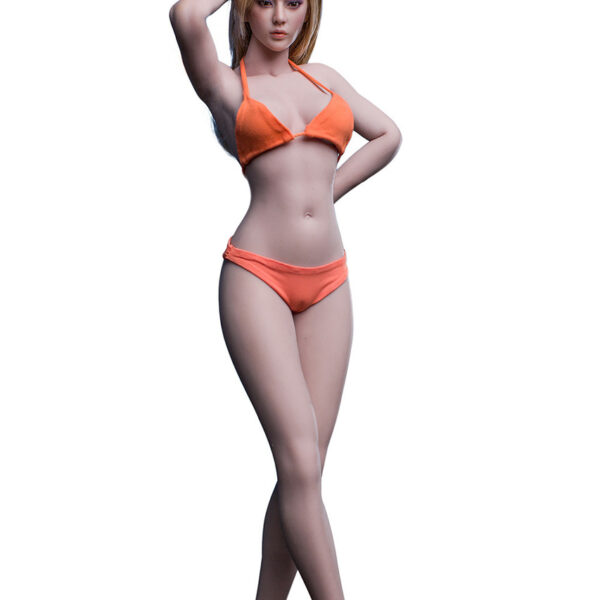 PL-MB2019-S32A TBLeague PhicenSuper-Flexible Female Seamless Body with Stainless Steel Skeleton Pale Medium Breast Size