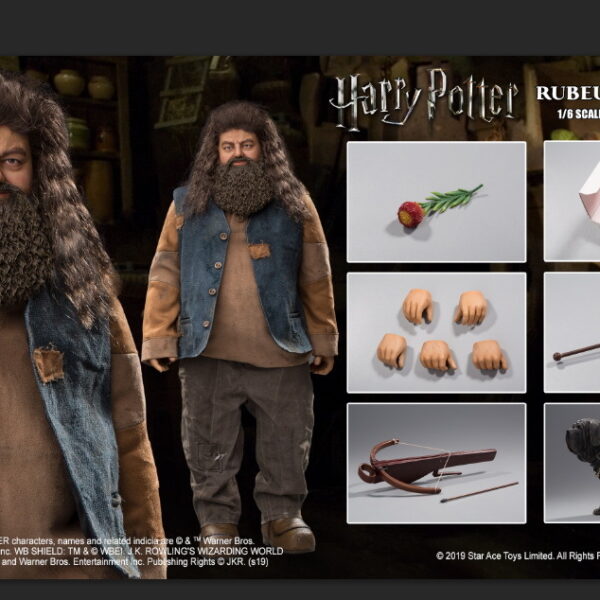 SA-0072 Star Ace "Rubeus Hagrid" 2.0 in Harry Potter and the Sorcerer's Stone